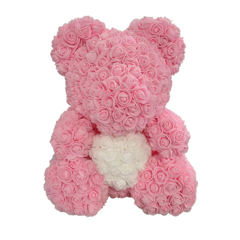 Charming Rose Teddy Bear